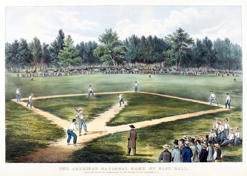 1866年の野球の試合